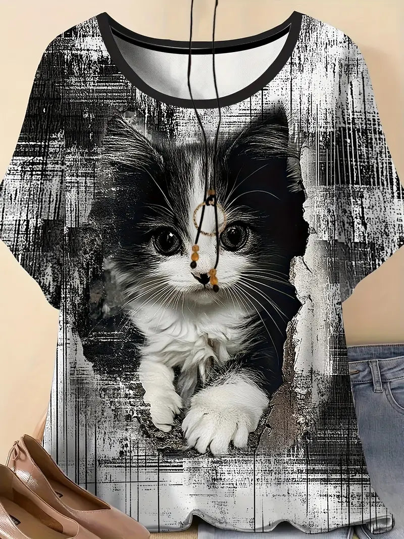 3D Print Casual Tee for Everyday Wear