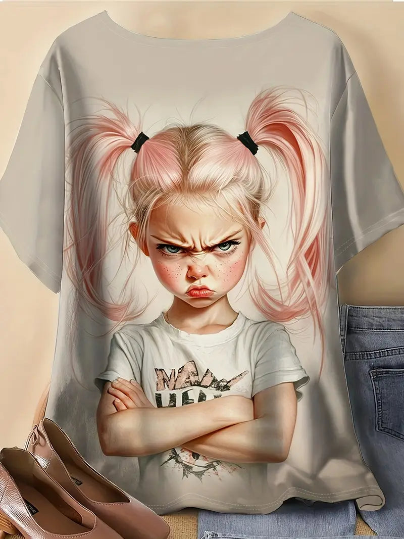 3D Print Casual Tee for Everyday Wear
