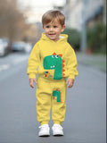 Baby Boys & Girls Hoodie Set Dinosaur-themed