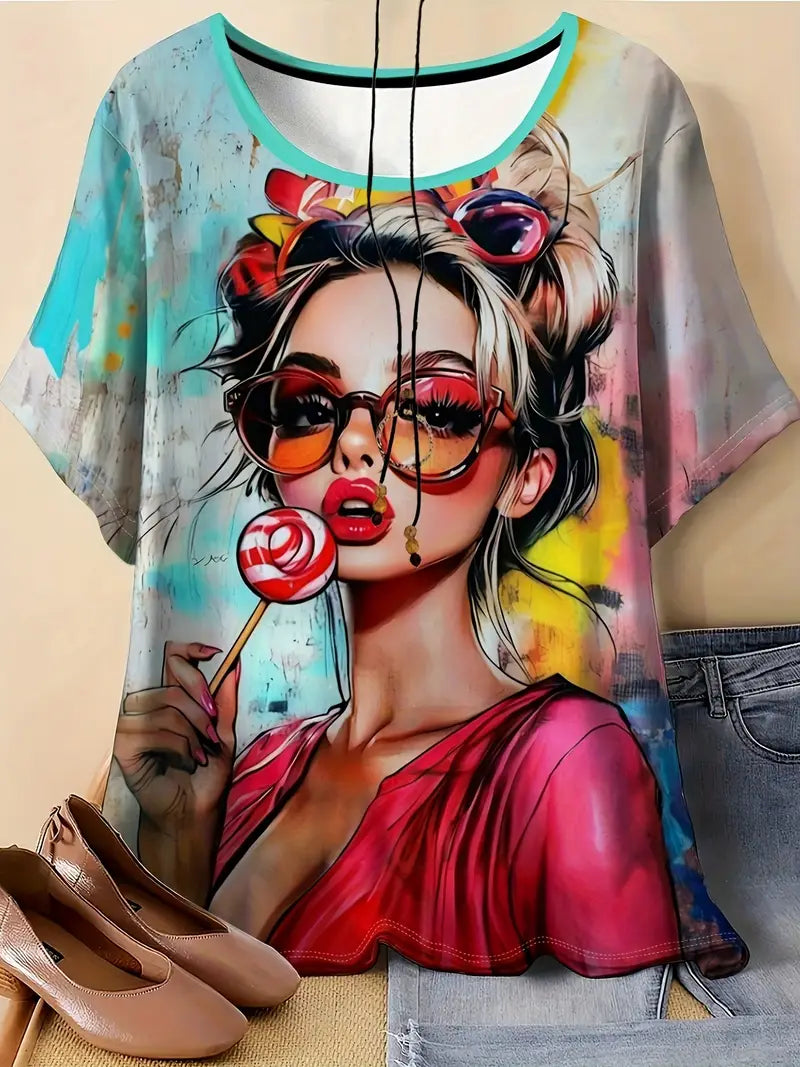 3D Print Casual Tee for Everyday Wear