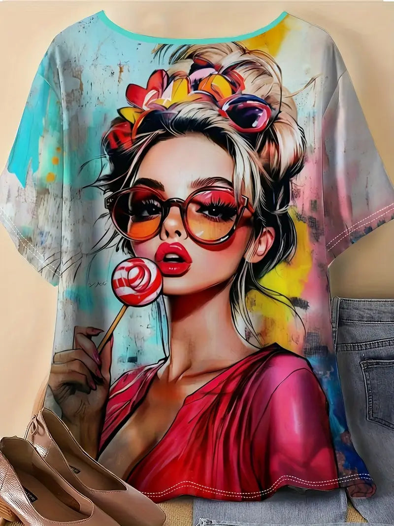 3D Print Casual Tee for Everyday Wear