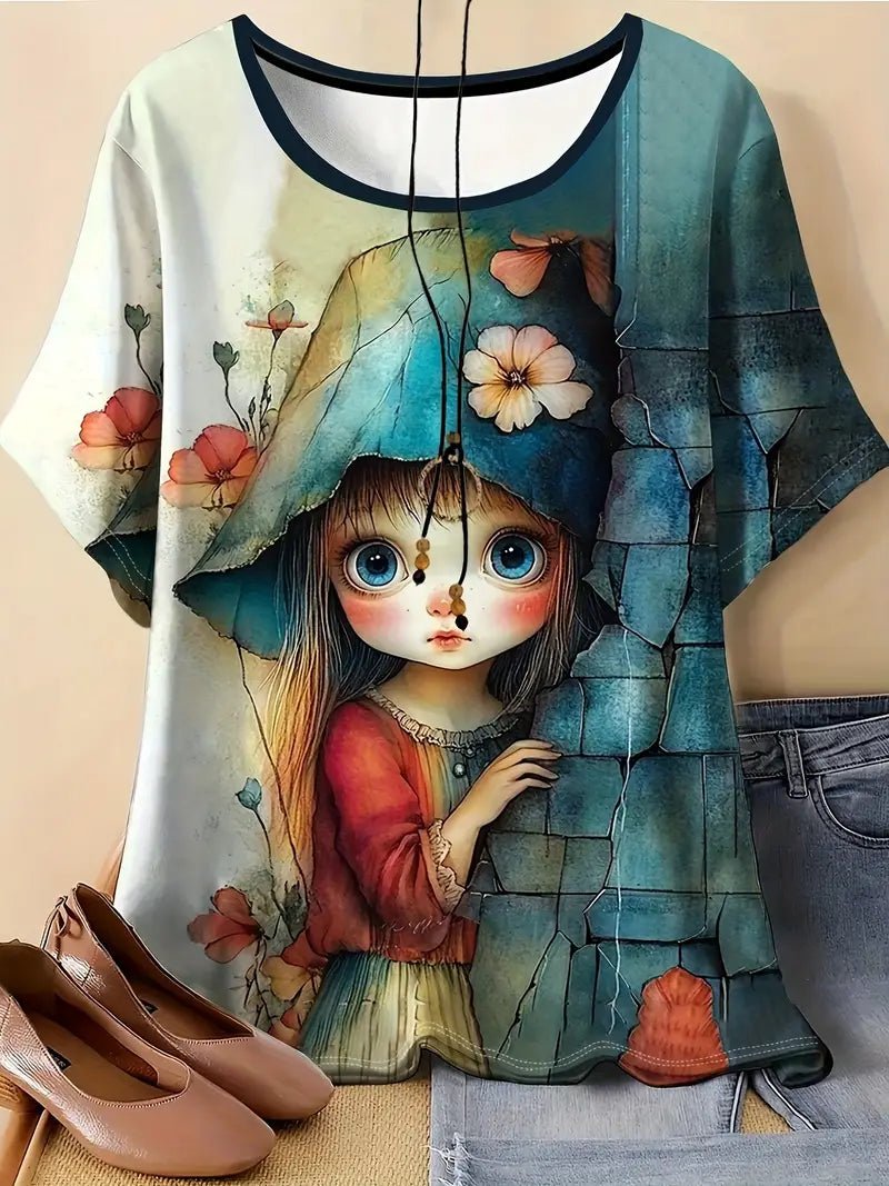 3D Print Casual Tee for Everyday Wear