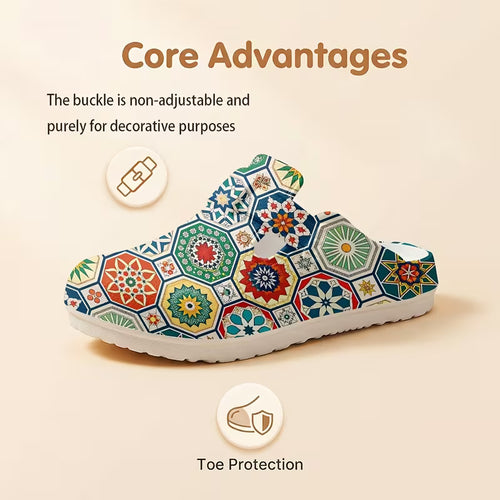 Bohemian-style Women's Shoes, Lightweight Shoes, Comfortable EVA Shoes