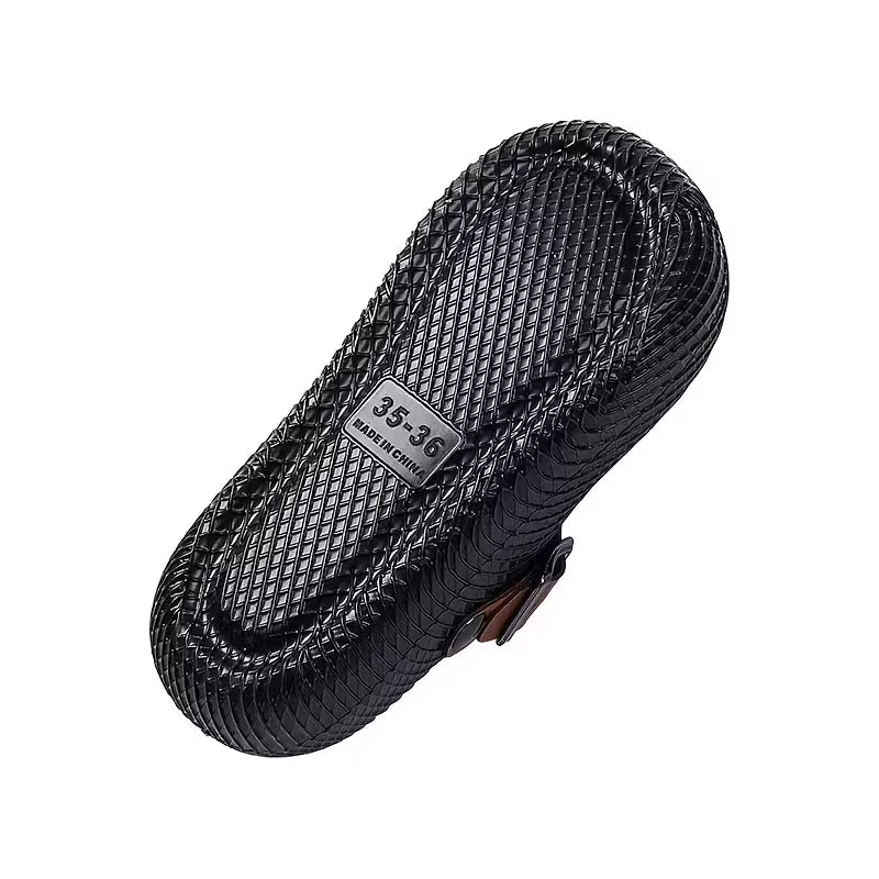 New Women's Closed-Toe Slip-On Height-Increasing Slippers