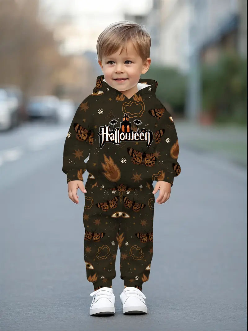 Baby Boys & Girls Hoodie Set Halloween Moth