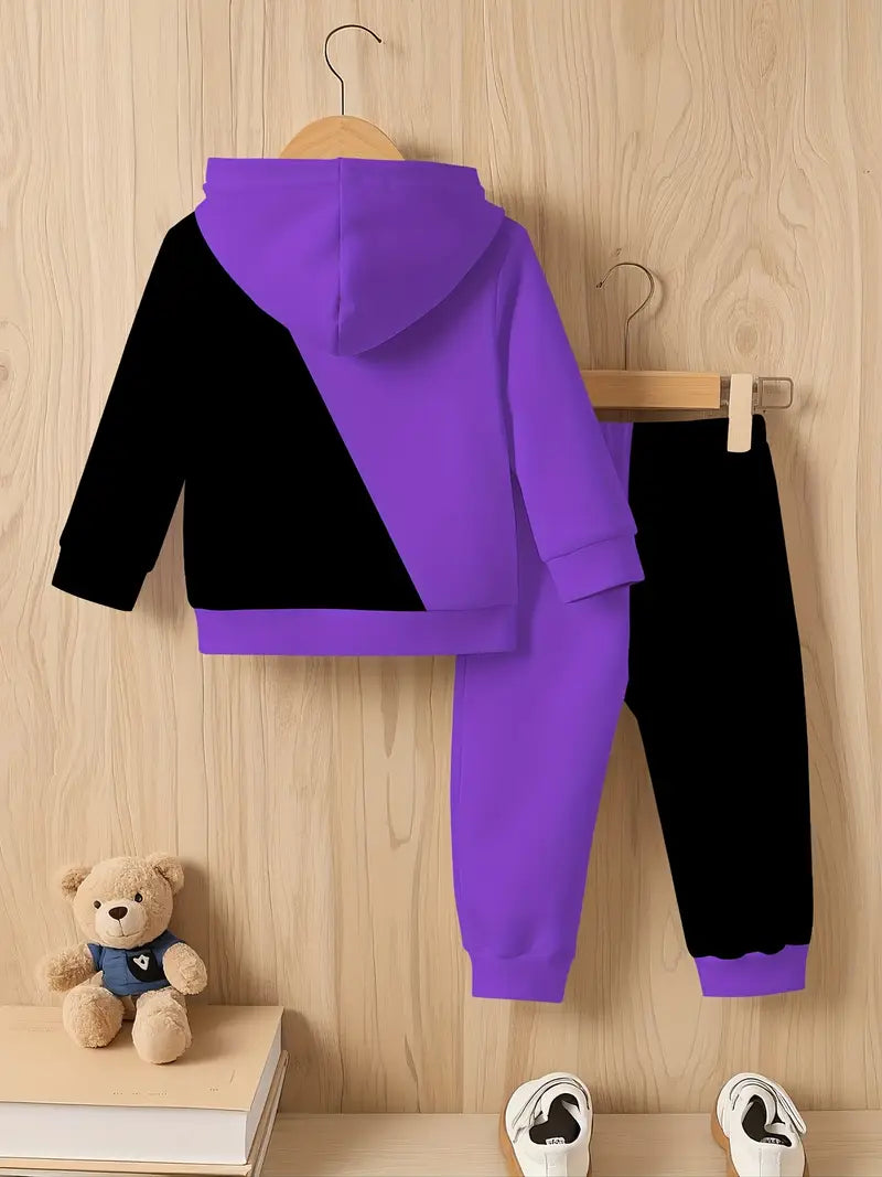 Baby Boys & Girls Hoodie Set Evil Smiling Face