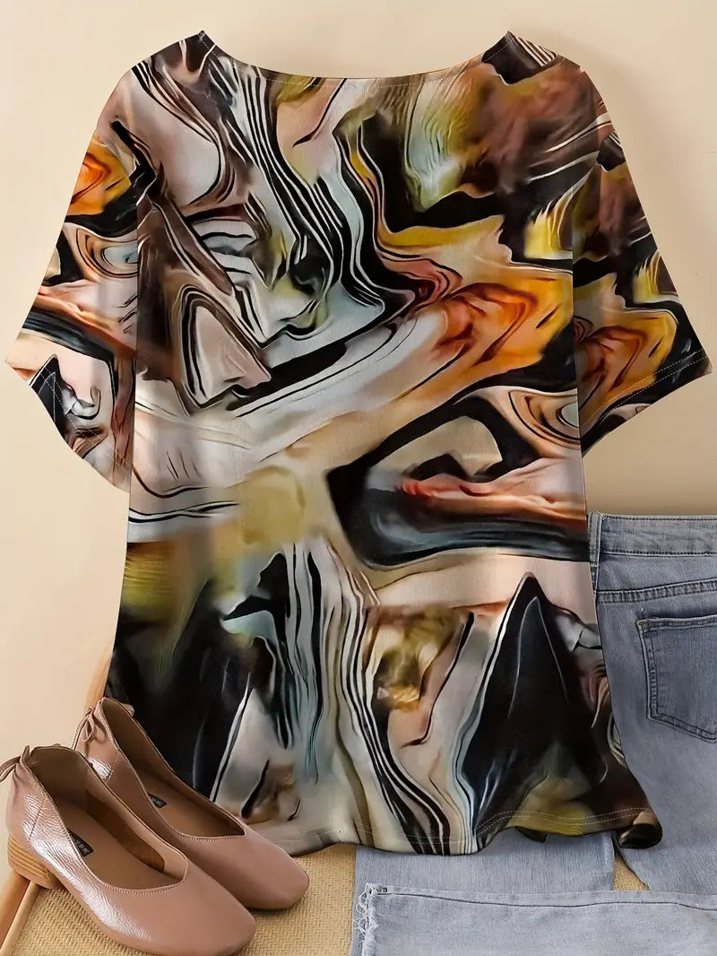 3D Print Casual Tee for Everyday Wear