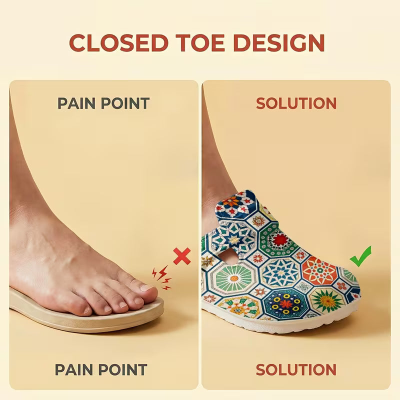Bohemian-style Women's Shoes, Lightweight Shoes, Comfortable EVA Shoes