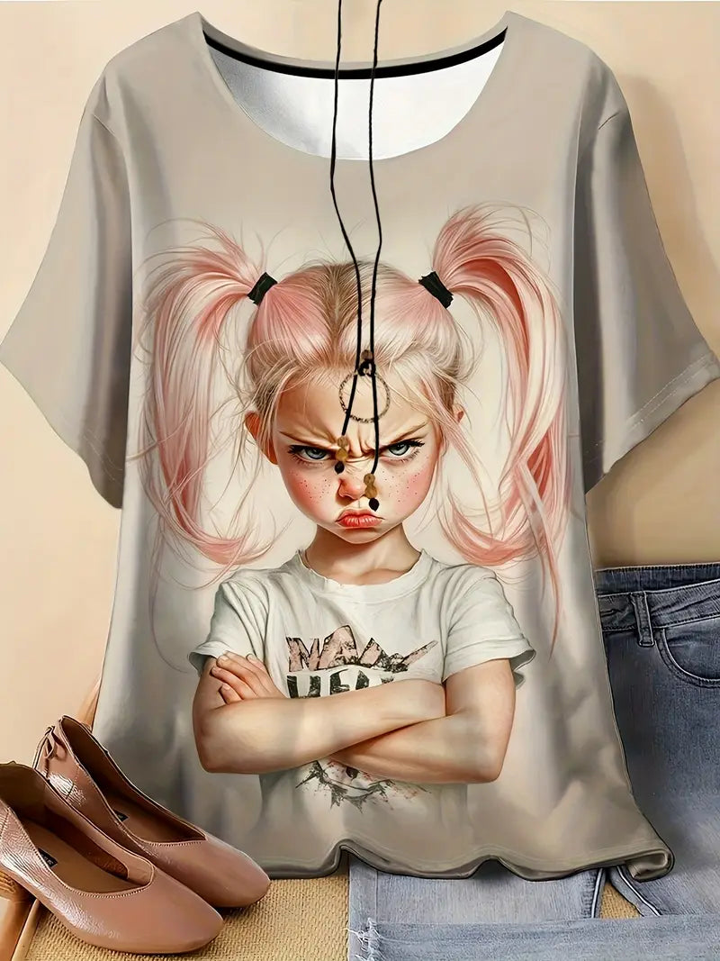3D Print Casual Tee for Everyday Wear