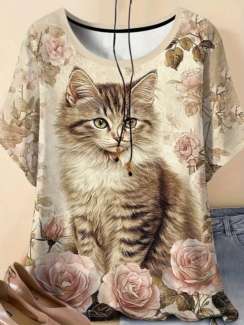 3D Print Casual Tee for Everyday Wear