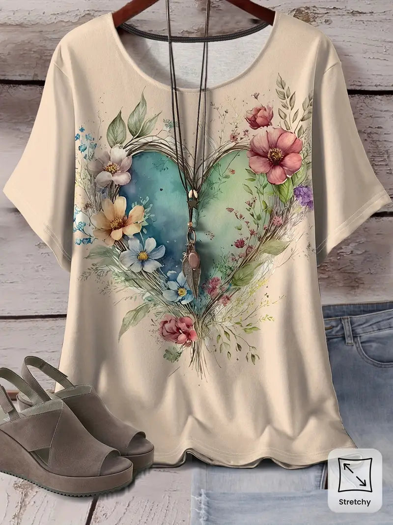 3D Print Casual Tee for Everyday Wear