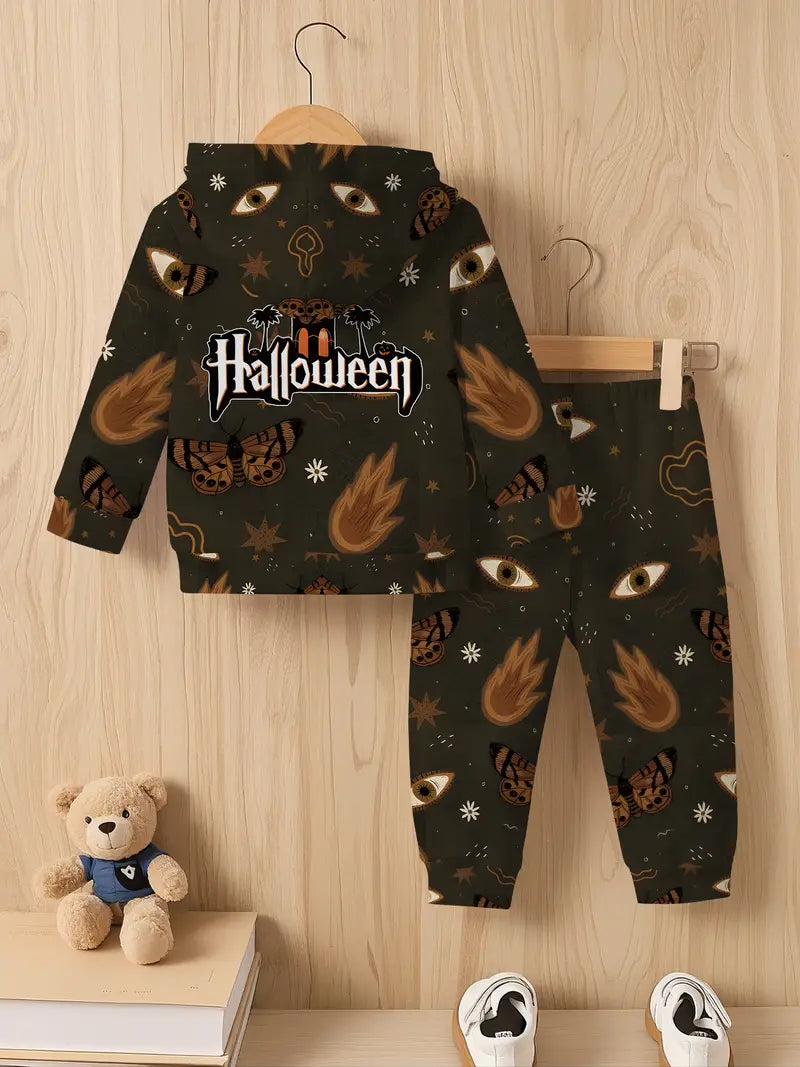 Baby Boys & Girls Hoodie Set Halloween Moth