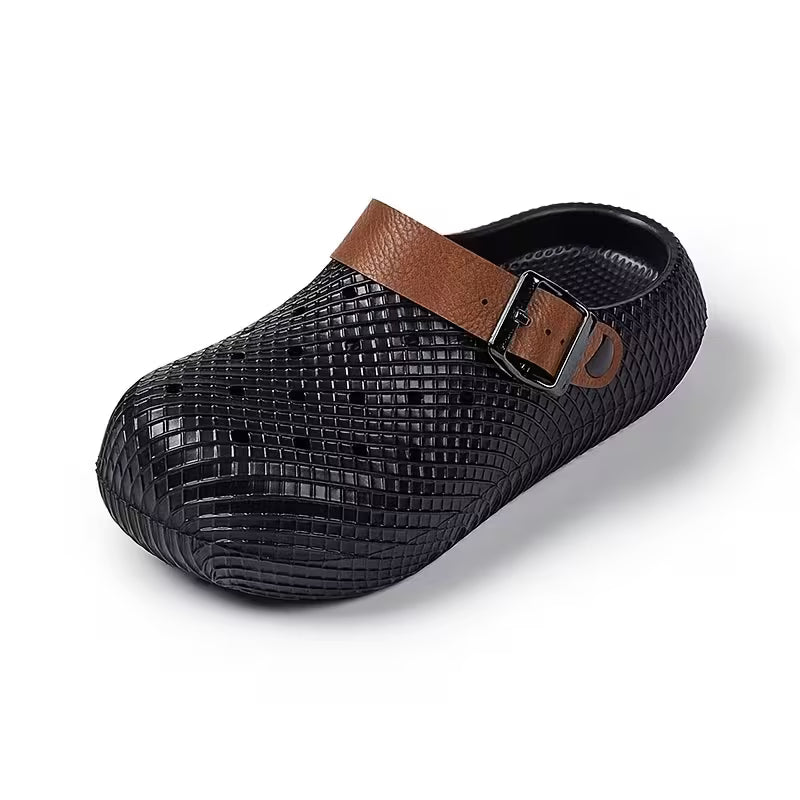 New Women's Closed-Toe Slip-On Height-Increasing Slippers