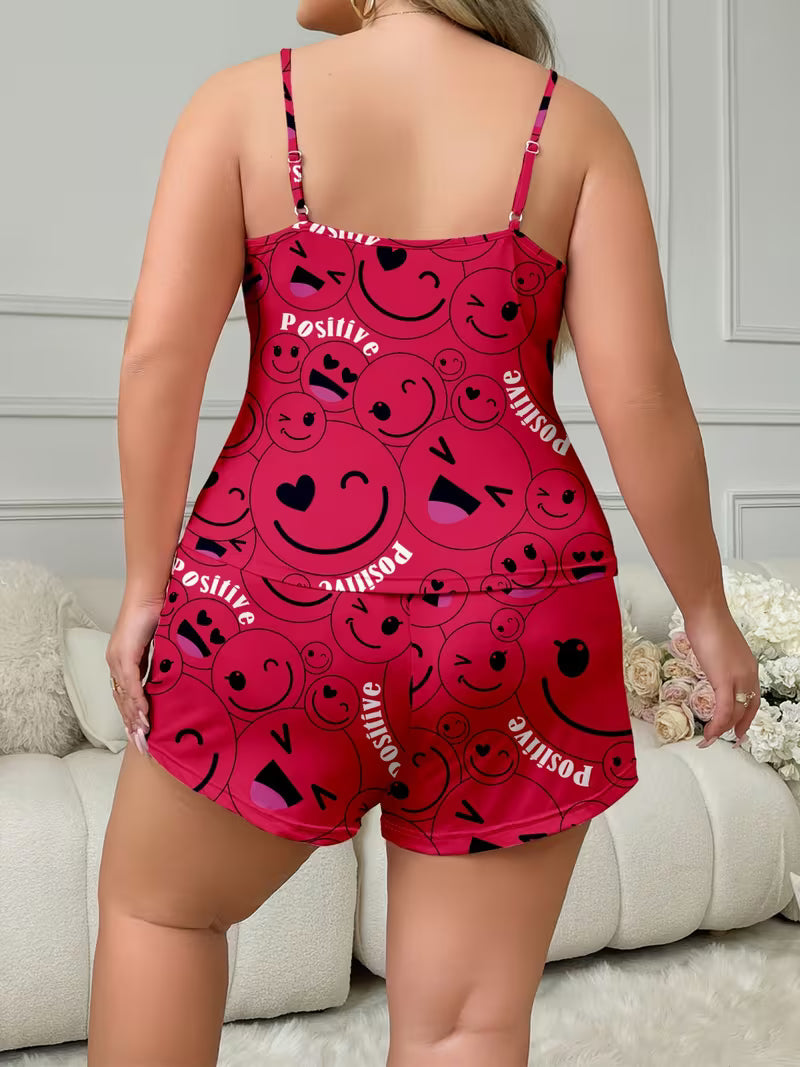 Two-Piece Pajamas, Summer Sleepwear, All-Season Nightwear, 2pcs