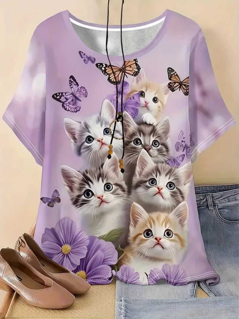 3D Print Casual Tee for Everyday Wear