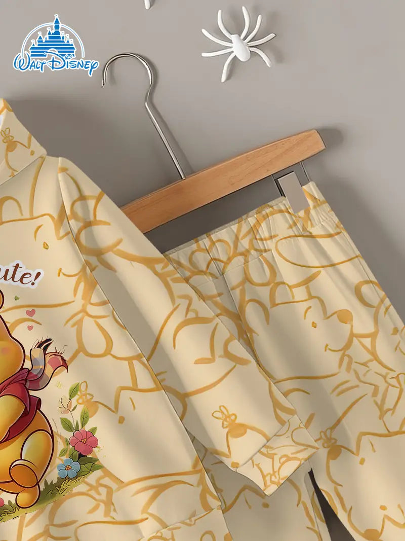 Baby Boys & Girls Hoodie Set Disney bee and bear