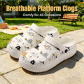 Cartoon Cat Pattern Print, Easy to Clean Quick-Dry Breathable