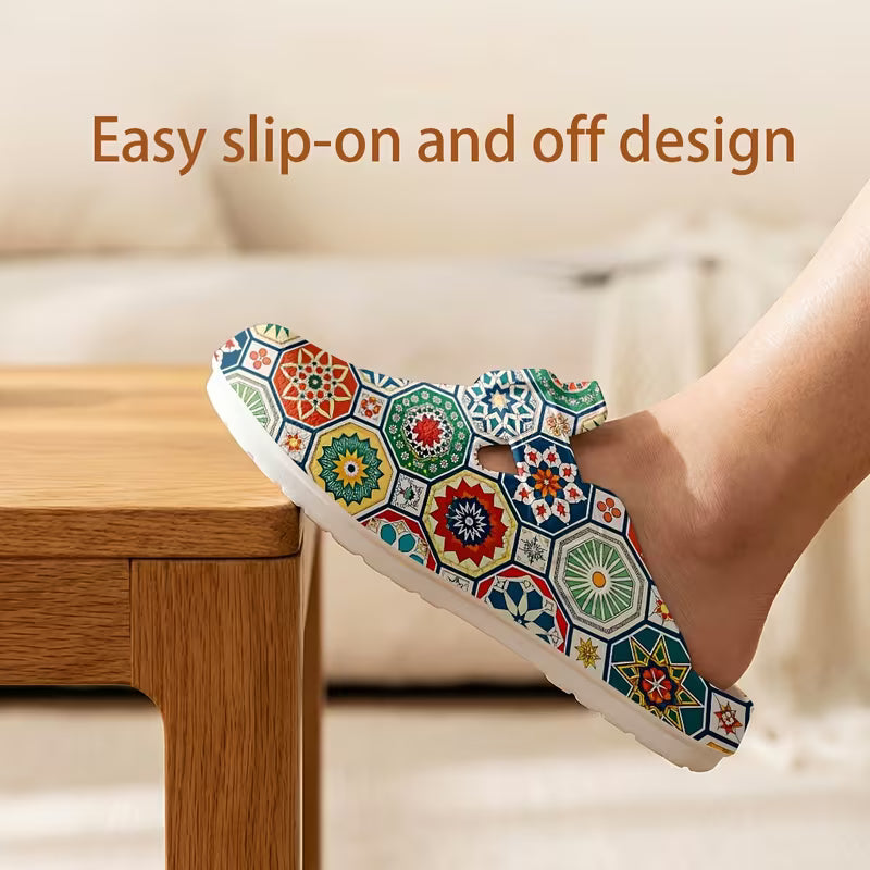 Bohemian-style Women's Shoes, Lightweight Shoes, Comfortable EVA Shoes