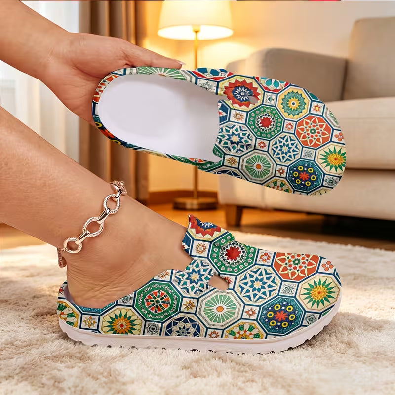 Bohemian-style Women's Shoes, Lightweight Shoes, Comfortable EVA Shoes