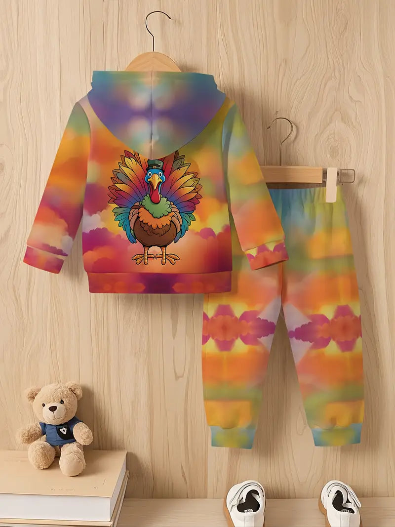 Baby Boys & Girls Hoodie Set Thanksgiving & Christmas