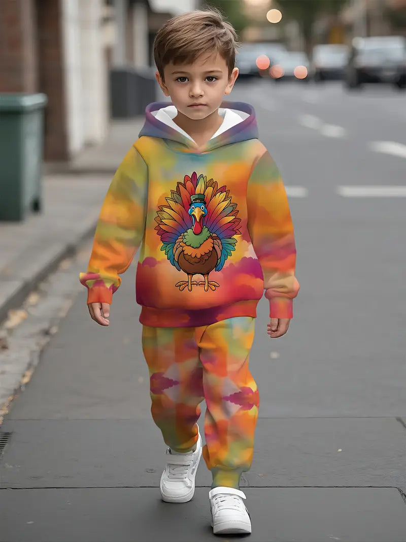 Baby Boys & Girls Hoodie Set Thanksgiving & Christmas