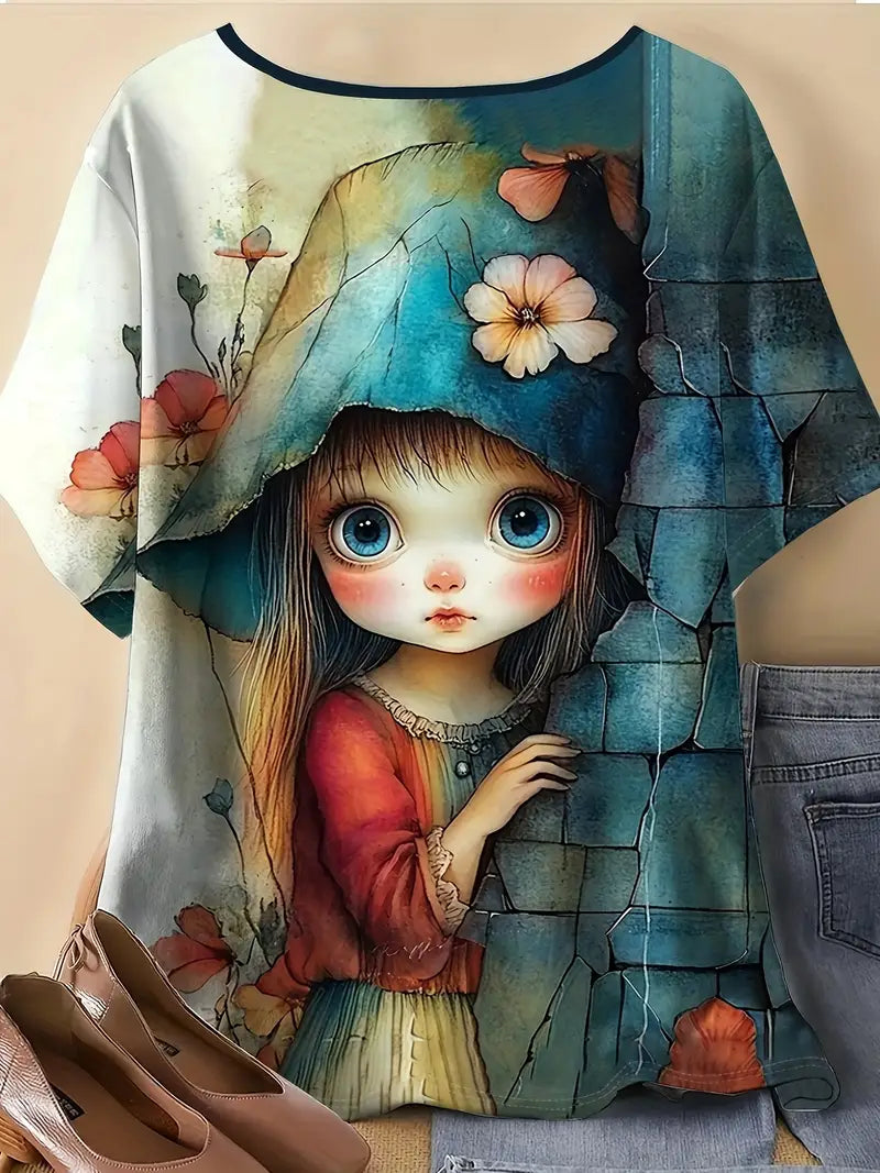 3D Print Casual Tee for Everyday Wear
