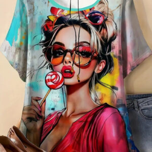 3D Print Casual Tee for Everyday Wear