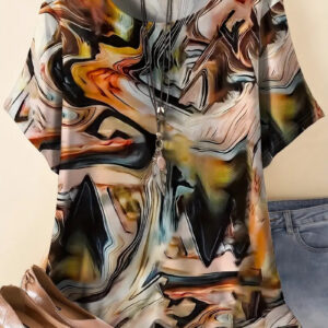 3D Print Casual Tee for Everyday Wear