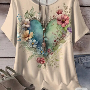 3D Print Casual Tee for Everyday Wear