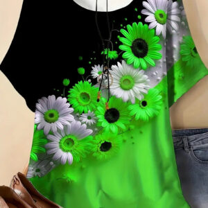 3D Print Casual Tee for Everyday Wear